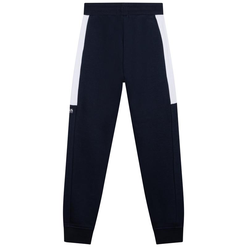 BOSS Boys Navy & White Joggers BOSS Boys Navy & White Joggers