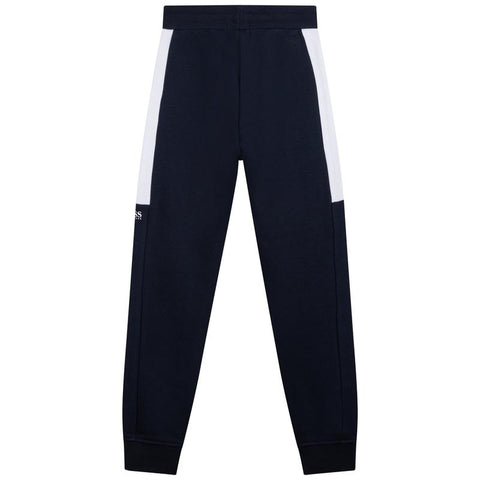 BOSS Boys Navy & White Joggers BOSS Boys Navy & White Joggers