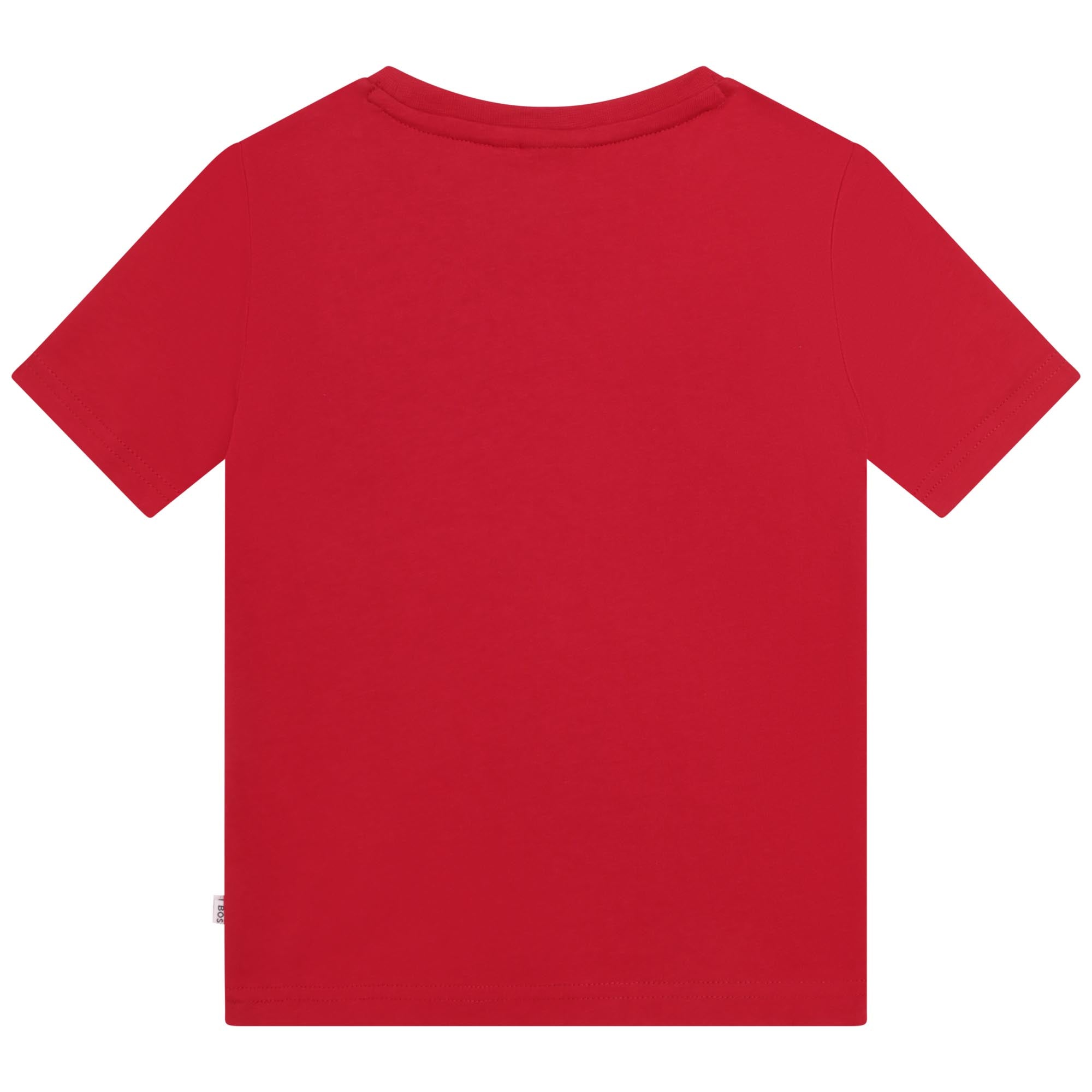 BOSS Boys Red Logo Short Sleeve T-Shirt BOSS Boys Red Logo Short Sleeve T-Shirt