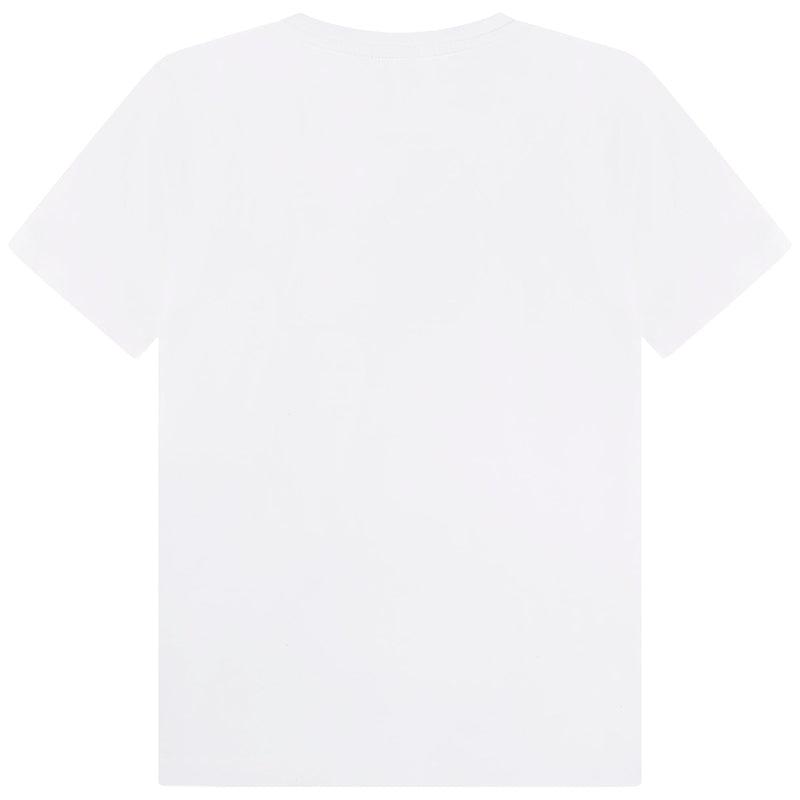 BOSS Boys White Boss Logo T-Shirt BOSS Boys White Boss Logo T-Shirt