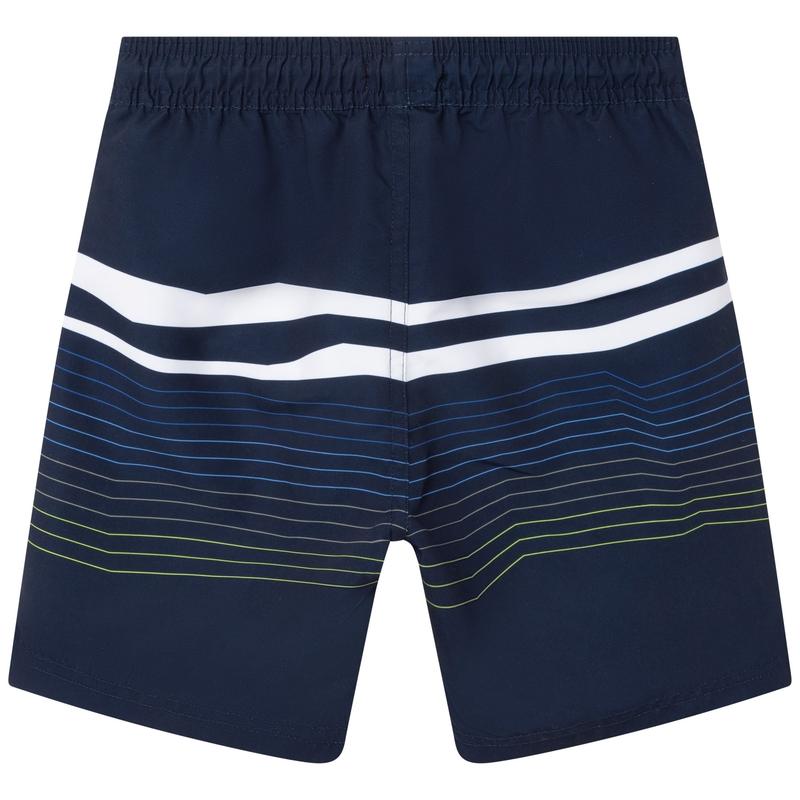 BOSS Boys Blue Striped Swimming Shorts BOSS Boys Blue Striped Swimming Shorts