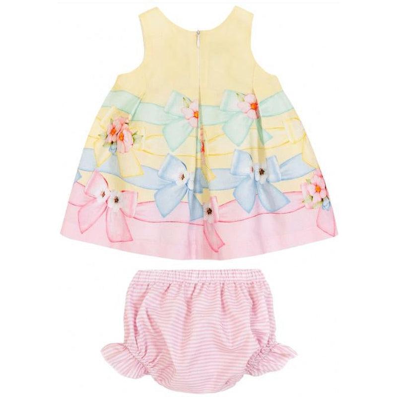 Balloon Chic Baby Girls Yellow Bow Set Balloon Chic Baby Girls Yellow Bow Set