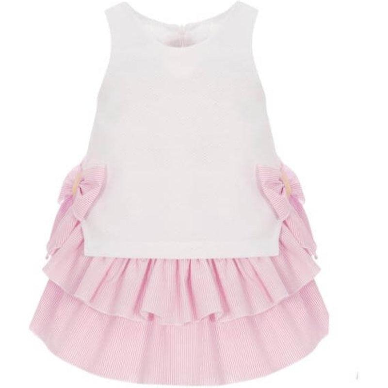 Balloon Chic Girls Pink Bow Dress Balloon Chic Girls Pink Bow Dress