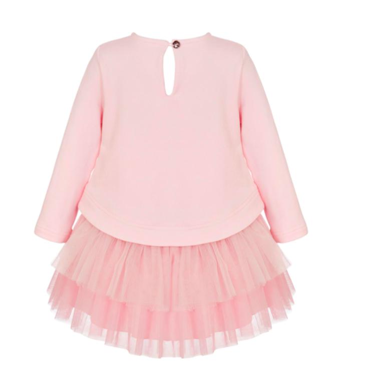 Balloon Chic Girls Pink Tulle Rabbit Dress Balloon Chic Girls Pink Tulle Rabbit Dress