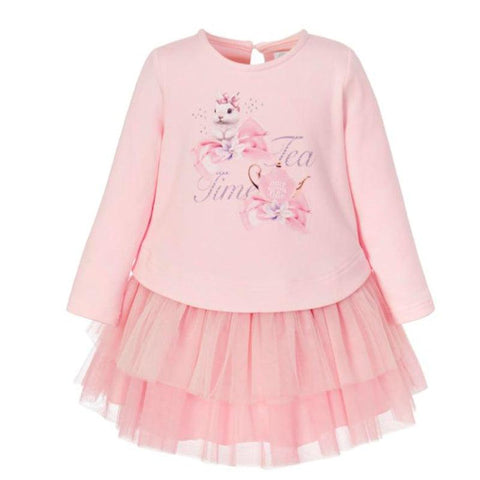 Balloon Chic Girls Pink Tulle Rabbit Dress Balloon Chic Girls Pink Tulle Rabbit Dress