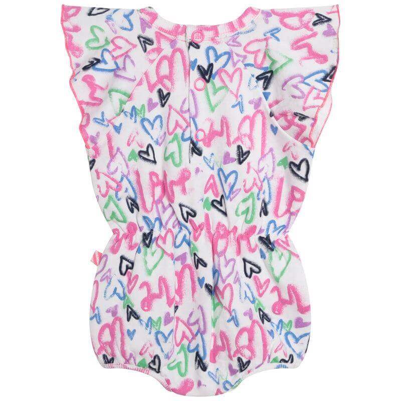 Billieblush Baby Girls Graffiti Print Romper Billieblush Baby Girls Graffiti Print Romper