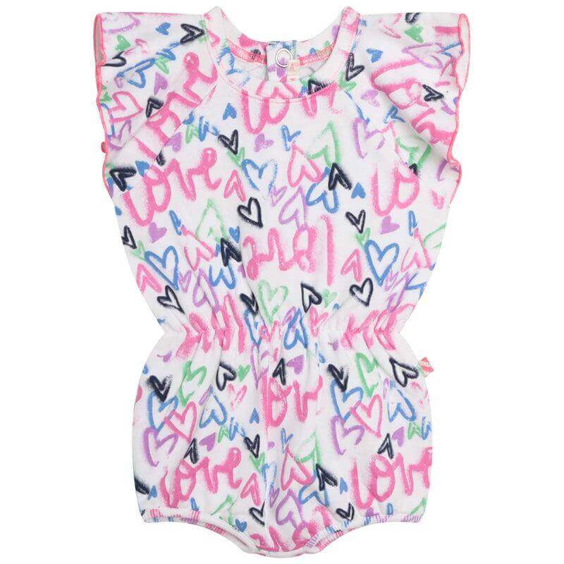 Billieblush Baby Girls Graffiti Print Romper Billieblush Baby Girls Graffiti Print Romper