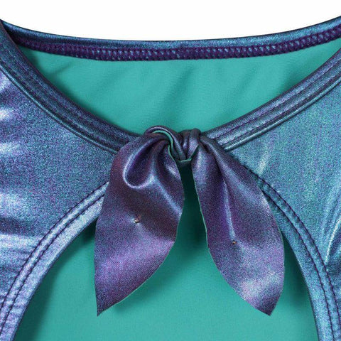 Billieblush Girls Blue Metallic Swimming Costume Billieblush Girls Blue Metallic Swimming Costume