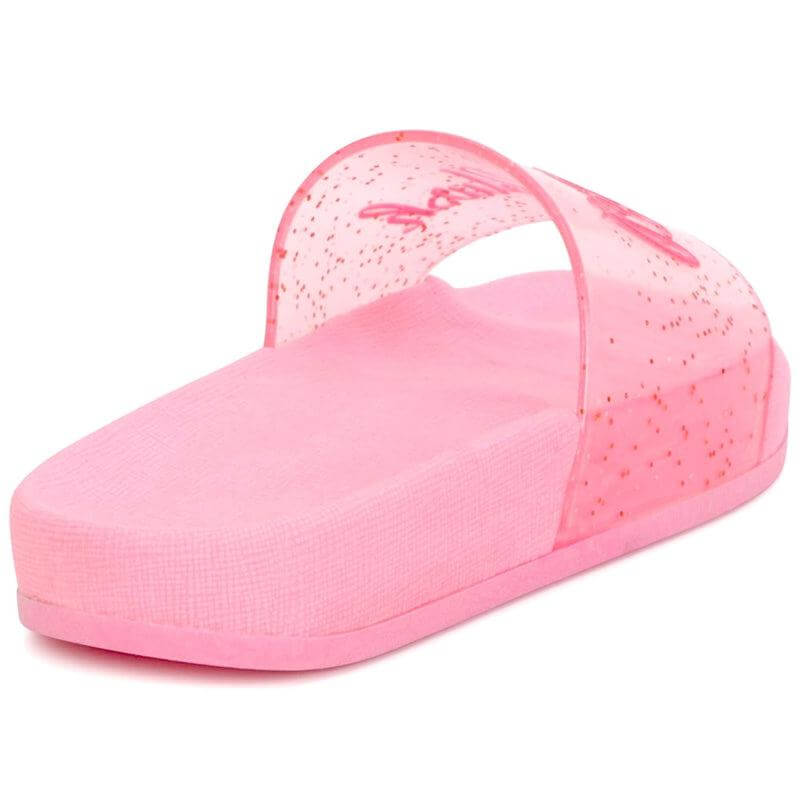 Billieblush Girls Pink Glitter Slides Billieblush Girls Pink Glitter Slides