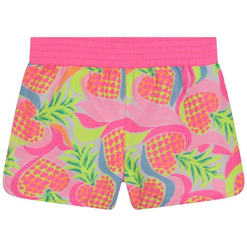Billieblush Girls Pink Pineapple Shorts Billieblush Girls Pink Pineapple Shorts