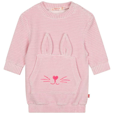 Billieblush Girls Pink Rabbit Dress Billieblush Girls Pink Rabbit Dress