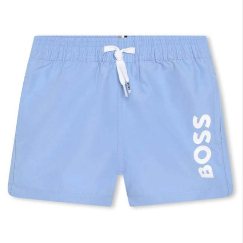 BOSS Baby Boys Blue Swim Shorts BOSS Baby Boys Blue Swim Shorts