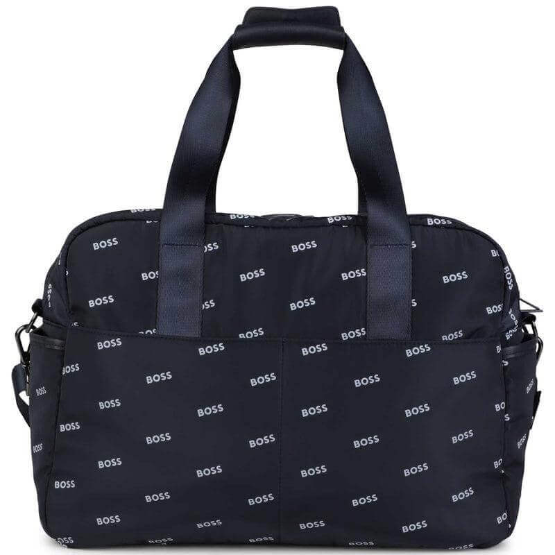 BOSS Black Navy Logo Baby Changing Bag & Mat BOSS Black Navy Logo Baby Changing Bag & Mat