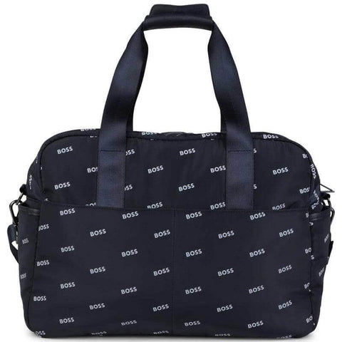 BOSS Black Navy Logo Baby Changing Bag & Mat BOSS Black Navy Logo Baby Changing Bag & Mat