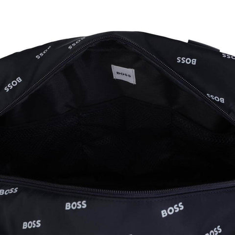 BOSS Black Navy Logo Baby Changing Bag & Mat BOSS Black Navy Logo Baby Changing Bag & Mat