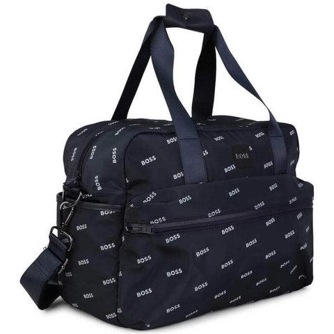 BOSS Black Navy Logo Baby Changing Bag & Mat BOSS Black Navy Logo Baby Changing Bag & Mat