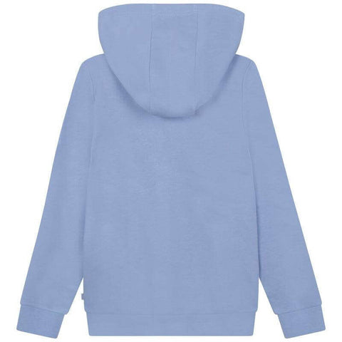 BOSS Boys Blue Logo Zip Up Hoodie BOSS Boys Blue Logo Zip Up Hoodie
