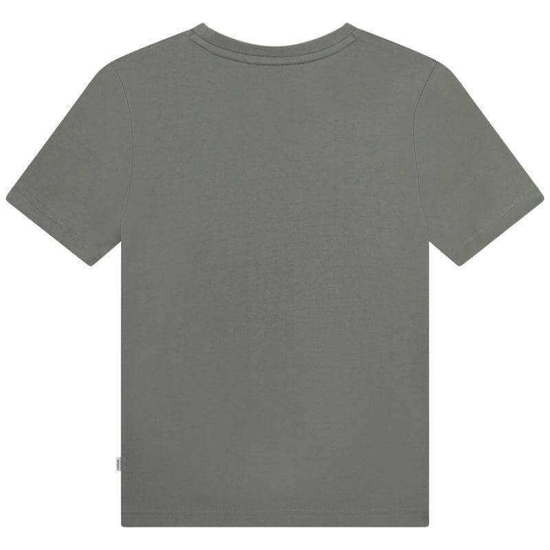 BOSS Boys Khaki Short Sleeve Tennis Logo T-shirt BOSS Boys Khaki Short Sleeve Tennis Logo T-shirt