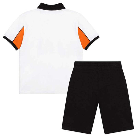 BOSS Boys Striped Polo Shorts Set BOSS Boys Striped Polo Shorts Set