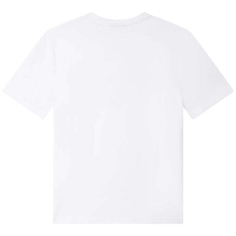 BOSS Boys White Gradient Logo Short Sleeve T-shirt BOSS Boys White Gradient Logo Short Sleeve T-shirt