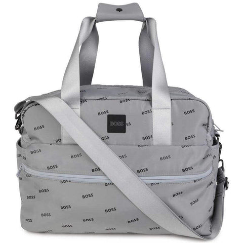 BOSS Grey Logo Baby Changing Bag & Mat BOSS Grey Logo Baby Changing Bag & Mat