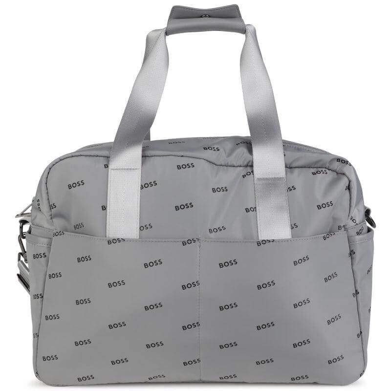 BOSS Grey Logo Baby Changing Bag & Mat BOSS Grey Logo Baby Changing Bag & Mat