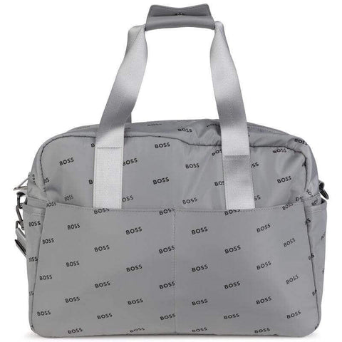 BOSS Grey Logo Baby Changing Bag & Mat BOSS Grey Logo Baby Changing Bag & Mat