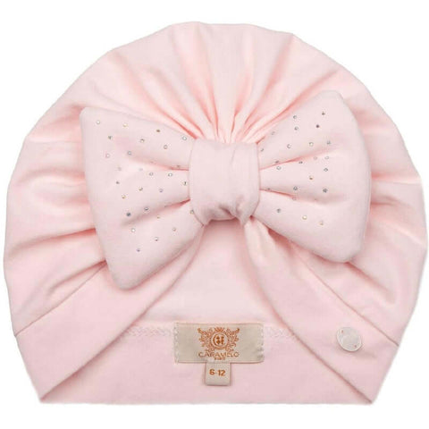 Caramelo Kids Baby Girls Diamonte Bow Turban Caramelo Kids Baby Girls Diamonte Bow Turban