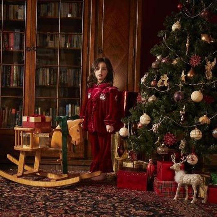 Caramelo Kids Girls Red Pyjamas Caramelo Kids Girls Red Pyjamas
