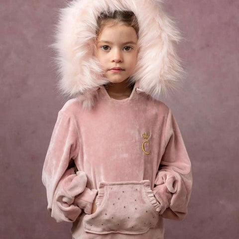 Caramelo Kids Girls Wine Velour Diamonte Pocket Leisure Suit Caramelo Kids Girls Wine Velour Diamonte Pocket Leisure Suit