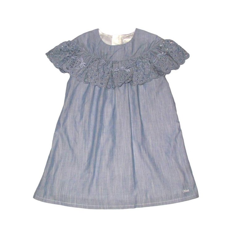 Chloe Baby Girls Blue Summer Dress Chloe Baby Girls Blue Summer Dress