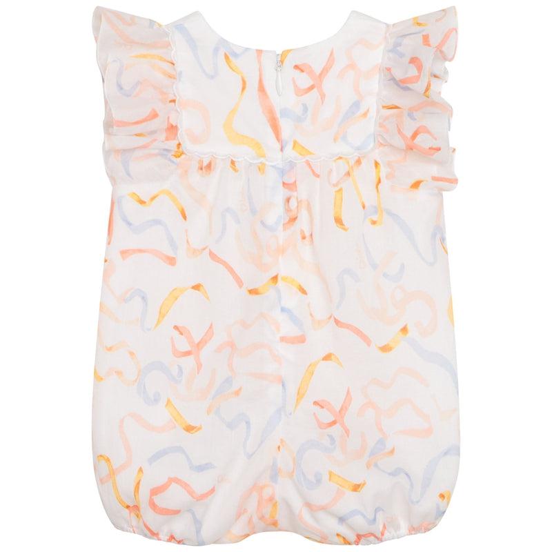 Chloe Baby Girls Organic Cotton Romper Chloe Baby Girls Organic Cotton Romper