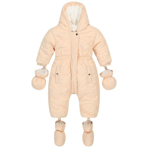 Chloe Baby Girls Pale Pink Snowsuit Chloe Baby Girls Pale Pink Snowsuit