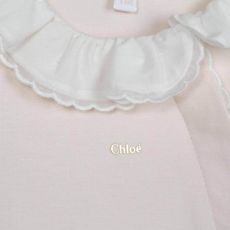 Chloe Baby Girls Peach Organic Cotton Babygrow Set Chloe Baby Girls Peach Organic Cotton Babygrow Set