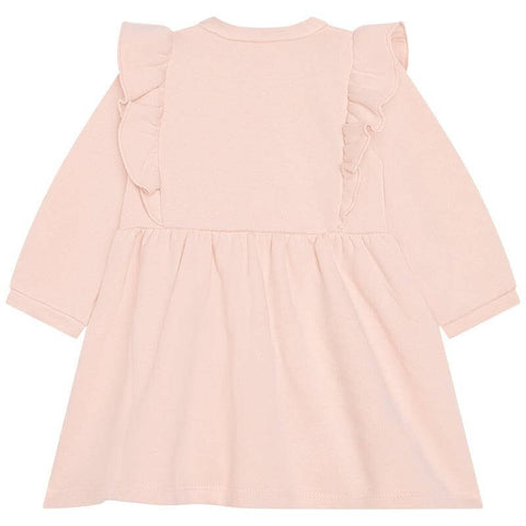 Chloe Baby Girls Pink Flounce Dress Chloe Baby Girls Pink Flounce Dress
