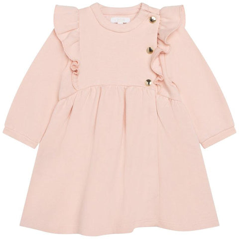 Chloe Baby Girls Pink Flounce Dress Chloe Baby Girls Pink Flounce Dress