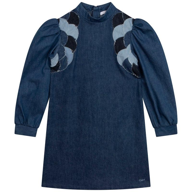 Chloe Girls Blue Scallop Dress Chloe Girls Blue Scallop Dress
