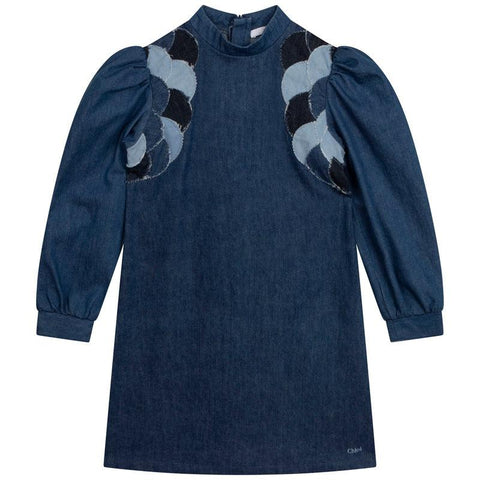 Chloe Girls Blue Scallop Dress Chloe Girls Blue Scallop Dress