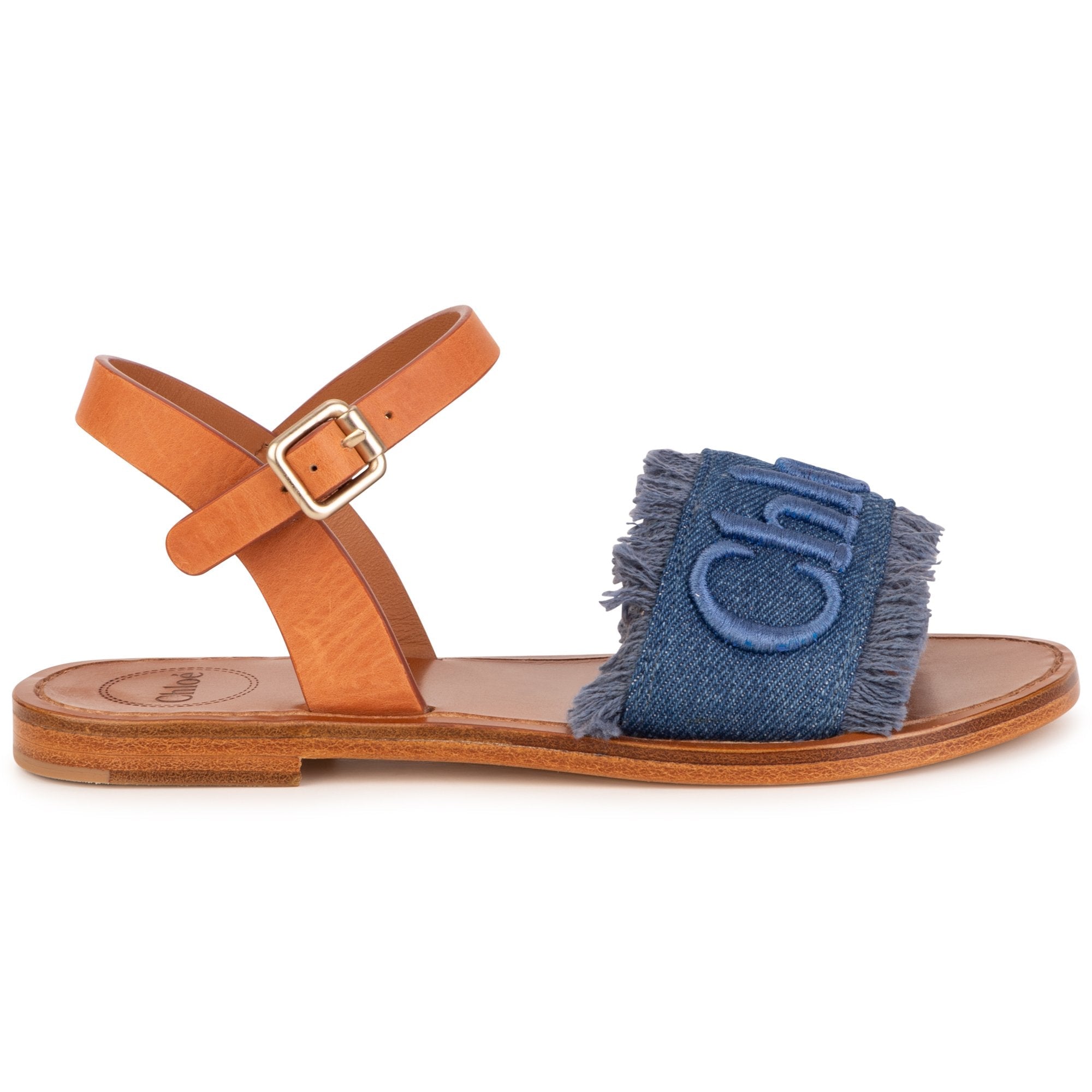 Chloe Girls Blue Strap Sandals Chloe Girls Blue Strap Sandals