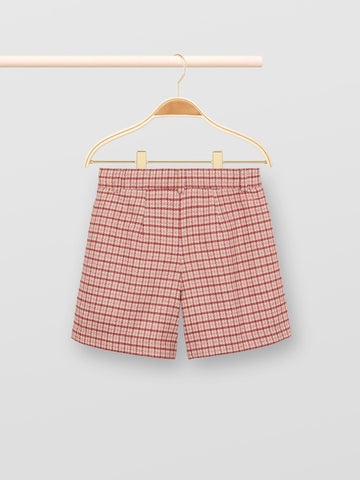Chloe Girls Blush Check Shorts Chloe Girls Blush Check Shorts