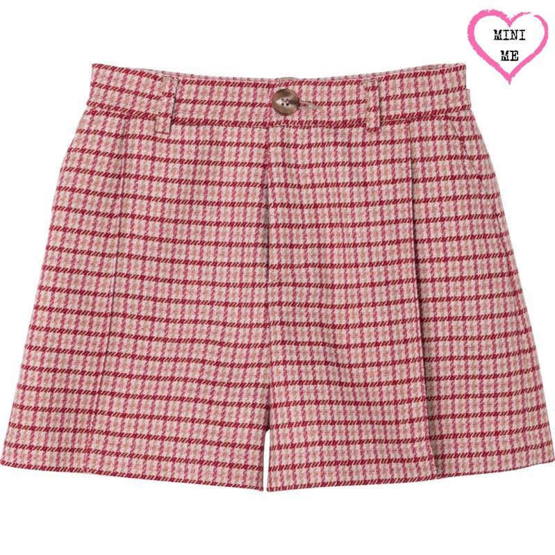 Chloe Girls Blush Check Shorts Chloe Girls Blush Check Shorts