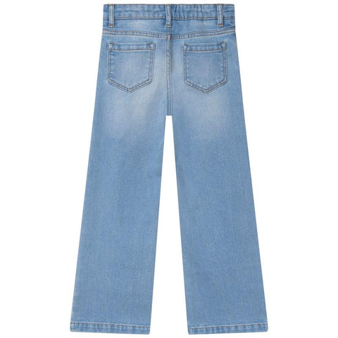 Chloe Girls Denim Blue Trousers Chloe Girls Denim Blue Trousers