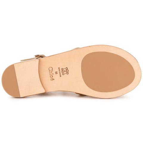 Chloe Girls Gold Sandals Chloe Girls Gold Sandals