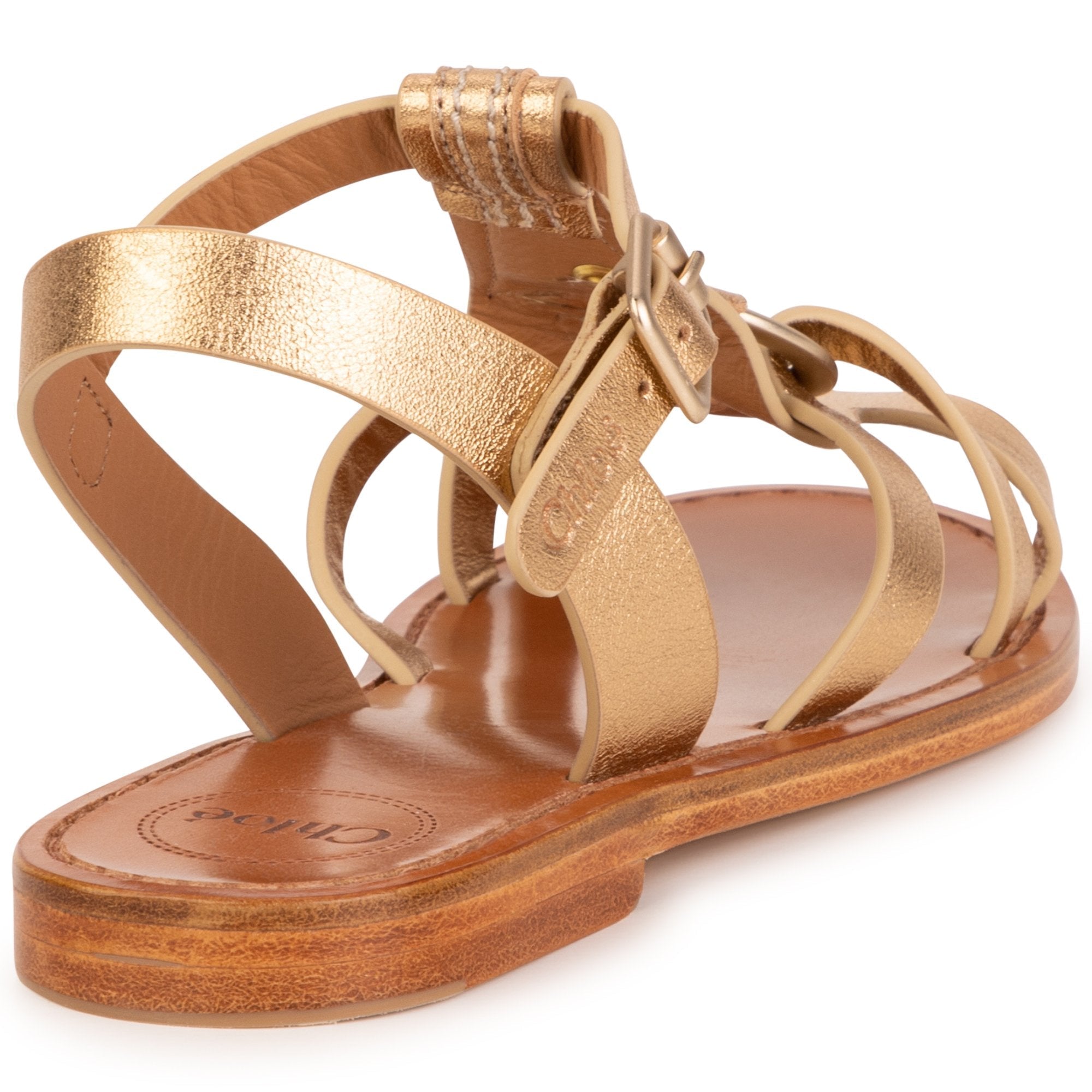 Chloe Girls Gold Sandals Chloe Girls Gold Sandals