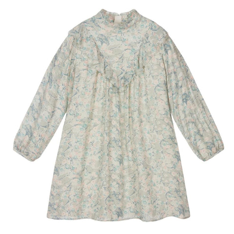 Chloe Girls Green Marble Print Dress Chloe Girls Green Marble Print Dress