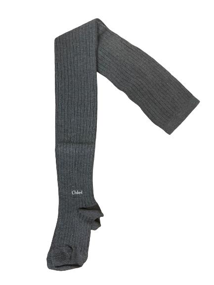 Chloe Girls Grey Logo Tights Chloe Girls Grey Logo Tights