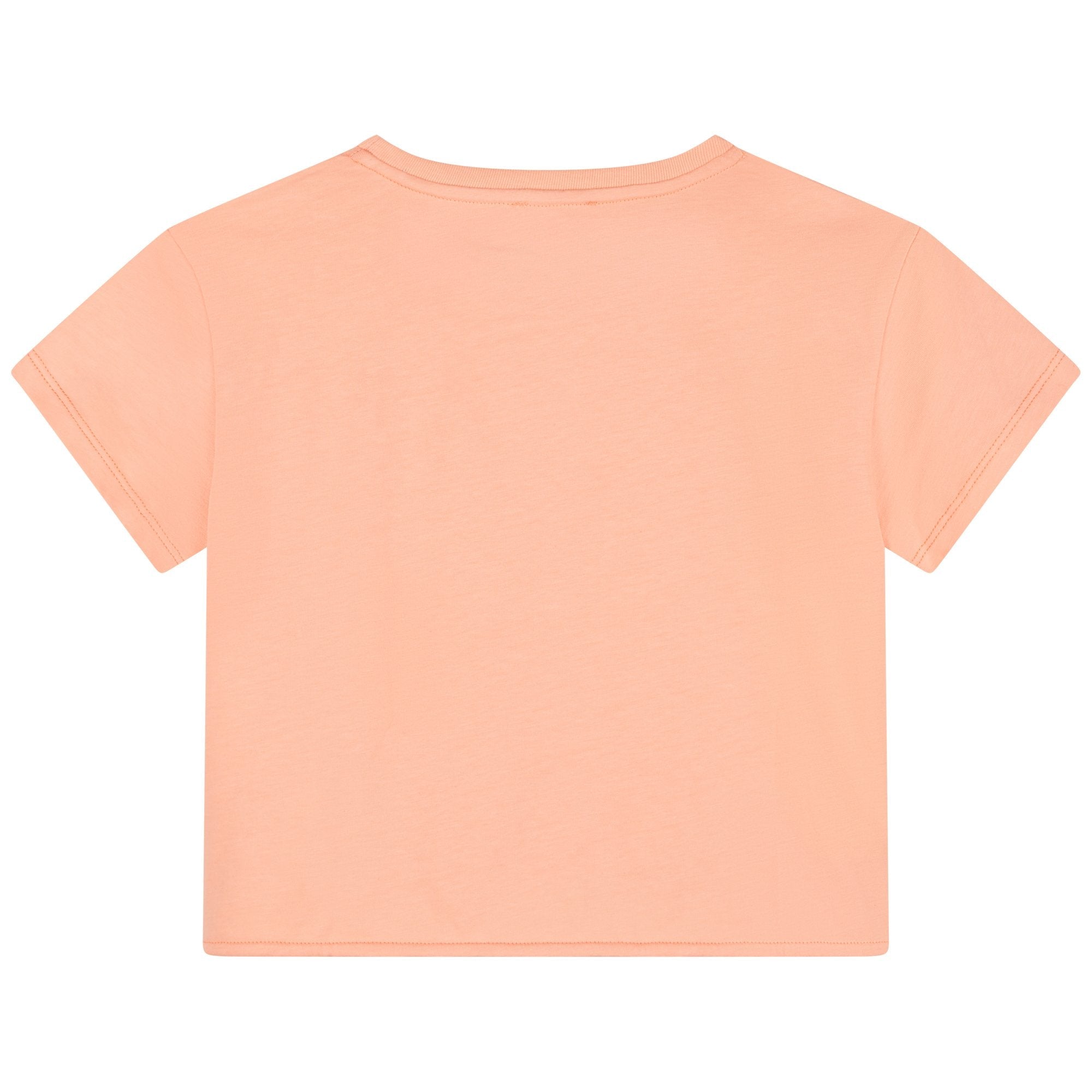 Chloe Girls Orange Heart T-Shirt Chloe Girls Orange Heart T-Shirt