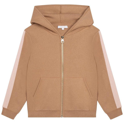 Chloe Girls Stone Knit Zip Up Hoodie Chloe Girls Stone Knit Zip Up Hoodie