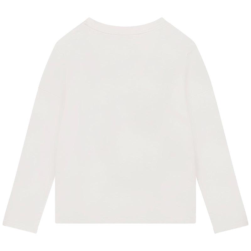 Chloe Girls White Rainbow Long Sleeve T-Shirt Chloe Girls White Rainbow Long Sleeve T-Shirt