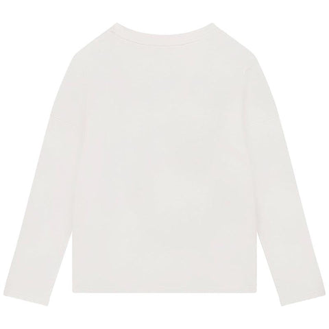 Chloe Girls White Rainbow Long Sleeve T-Shirt Chloe Girls White Rainbow Long Sleeve T-Shirt